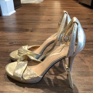 Gold heels!
